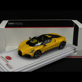 Bugatti W16 Mistral Yellow 2023 1/43 TrueScale Miniatures TSM430822