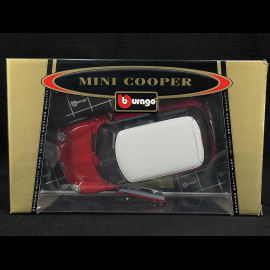 Mini Cooper 2000 Rot / Weiß 1/18 Bburago 3379