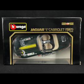 Jaguar E-Type Cabriolet 1961 n°40 British Racing Green 1/18 Bburago 3016