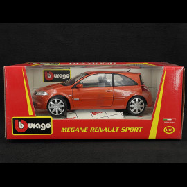 Renault Mégane II RS 2004 Orange Tonique 1/18 Bburago 34998