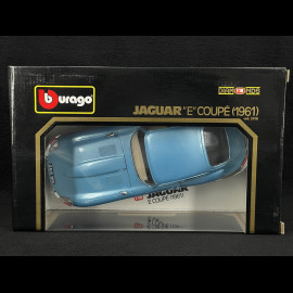Jaguar E‑Type Coupe 1961 Light Blue Metallic 1/18 Bburago 18‑3018