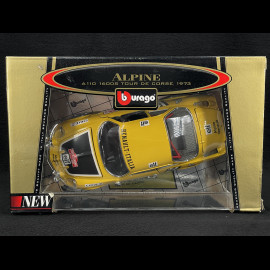 Alpine A110 1600 S n°5 Tour de Corse 1973 Yellow 1/16 Bburago 3391
