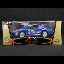 Porsche 911 GT3 Cup Type 996 n°9 Blue 1/18 Bburago 3335