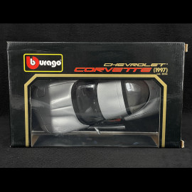 Chevrolet Corvette Coupe 1997 Silber 1/18 Bburago 3056