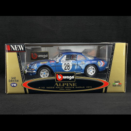 Alpine A110 1600S n° 28 Winner Rallye Monte Carlo 1971 1/18 Bburago 3301