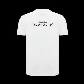 Lamborghini T-Shirt Squadra Corse SC63 Weiß Herren – Motorsport