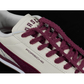 Porsche Shoes 911 Easy Rider Puma Beige / Burgundy 308868-01 - unisex