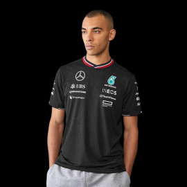 Günstige Mercedes T-Shirt AMG Petronas Tommy Hilfiger Schwarz – 701227950