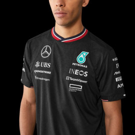 Günstige Mercedes T-Shirt AMG Petronas Tommy Hilfiger Schwarz – 701227950