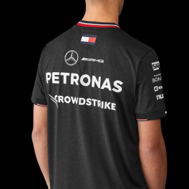 Günstige Mercedes T-Shirt AMG Petronas Tommy Hilfiger Schwarz – 701227950