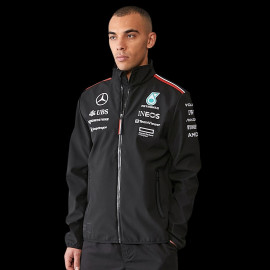 Günstige Mercedes Jacke AMG Petronas Tommy Hilfiger Schwarz – 701227955-001