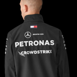 Günstige Mercedes Jacke AMG Petronas Tommy Hilfiger Schwarz – 701227955-001