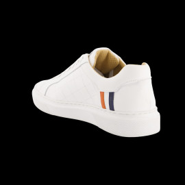 Gulf Lederschuh Weiß Orange Blau – GU252FMW01-000