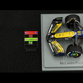 Oscar Piastri McLaren MCL38 n°81 2. GP Monaco 2024 1/43 Spark S9539