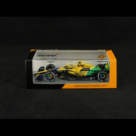 Lando Norris McLaren MCL38 n°4 4th Monaco GP 2024 1/43 Spark S9538