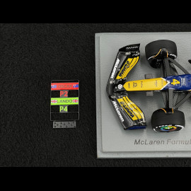 Lando Norris McLaren MCL38 n°4 4th Monaco GP 2024 1/43 Spark S9538