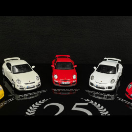 Porsche 911 GT3 25 Jahre Set 1999–2024 1/43 Minichamps 412067025