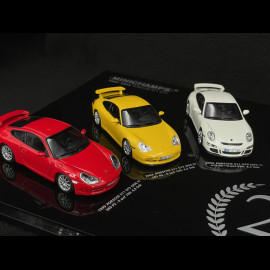 Porsche 911 GT3 25 Jahre Set 1999–2024 1/43 Minichamps 412067025