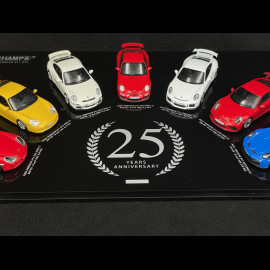 Porsche 911 GT3 25th Anniversary Set 1999–2024 1/43 Minichamps 412067025