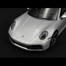 Porsche 911 Carrera Coupe Type 992.2 2024 GT Silver Metallic 1/18 Minichamps WAP0210270SCPE