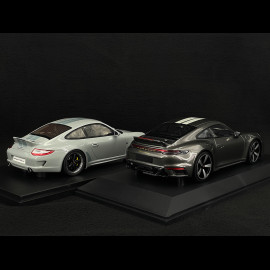Set of 2 Porsche 911 Sport Classic Type 997 2009 + Type 992 2022 Grey