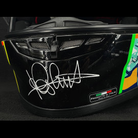 Signed Valentino Rossi Helmet AGV GP-Tech Faces 2008 Replica 1:1 Multicolor 2406/2500