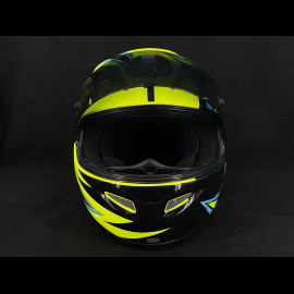 Signed Valentino Rossi Helmet AGV Ti-Tech By Roby Yellow Blue Size L Limited Edition 1/500