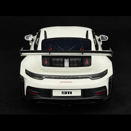 Porsche 911 GT3 RS Type 992 Tribute to Carrera RS White Red Stripes 1/12 GT Spirit GT949