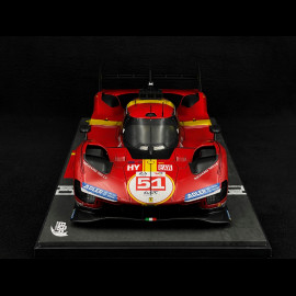 Ferrari 499P n° 51 Winner 24h Le Mans 2023 Dirty Version 1/12 BBR Models BBR1219DIRTY