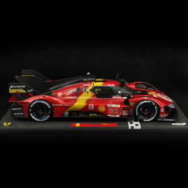 Ferrari 499P n° 51 Winner 24h Le Mans 2023 Dirty Version 1/12 BBR Models BBR1219DIRTY