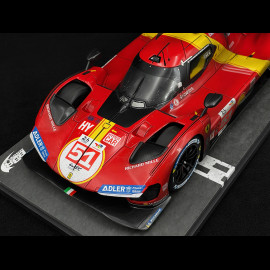 Ferrari 499P n° 51 Winner 24h Le Mans 2023 Dirty Version 1/12 BBR Models BBR1219DIRTY