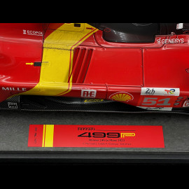 Ferrari 499P n° 51 Winner 24h Le Mans 2023 Dirty Version 1/12 BBR Models BBR1219DIRTY