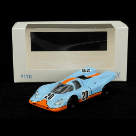 Porsche 917K No.20 24H Le Mans 1970 Gulf 1/43 Norev Jet Car 750067