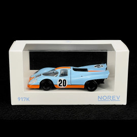 Porsche 917K No.20 24H Le Mans 1970 Gulf 1/43 Norev Jet Car 750067