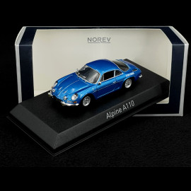 Alpine A110 1600 S 1973 Alpine Blue with side logo 1/43 Norev 517826