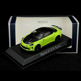 Alpine A110 R Turini 2025 Matt Acid Green 1/43 Norev 517883