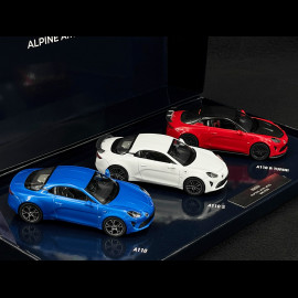 Alpine A110 Set 2025 Blue White Red 1/43 Norev 517882