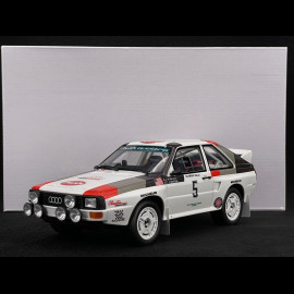 Audi Sport Quattro No.5 Buffum/Wilson Olympus Rally 1986 White / Black / Red 1/18 Ottomobile OT1159