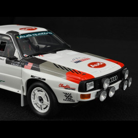 Audi Sport Quattro No.5 Buffum/Wilson Olympus Rally 1986 White / Black / Red 1/18 Ottomobile OT1159