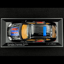 Porsche Cayenne Turbo Medical Car IMSA ALMS Le Mans Series 2003 Black 1/43 Minichamps 400061082