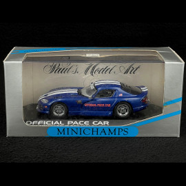 Dodge Viper GTS Pace Car Indy 500 1996 Blau 1/43 Minichamps 430144023