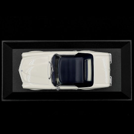 Mercedes-Benz 280 SL Cabriolet Softtop W113 1968 White Whitewall Tires 1/43 Minichamps 430032240