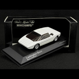 Lamborghini Bravo 1974 Repainted 2005 Metallic White 1/43 Minichamps 400103670