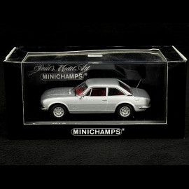 Peugeot 504 Coupé 1974 Silber Metallic 1/43 Minichamps 400112122