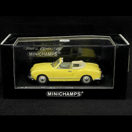 Volkswagen Karmann Ghia Cabriolet 1957 Gelb 1/43 Minichamps 430051042