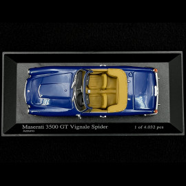 Maserati 3500 GT Vignale Spider 1961 Dunkelblau 1/43 Minichamps 400123230