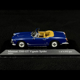 Maserati 3500 GT Vignale Spider 1961 Dunkelblau 1/43 Minichamps 400123230