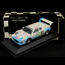 BMW M1 n° 83 24h Le Mans 1980 Carte de France 1/43 Minichamps 430802583