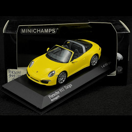 Porsche 991 targa 4 2013 yellow 1/43 Minichamps 410062441