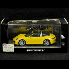 Porsche 991 targa 4 2013 gelb 1/43 Minichamps 410062441